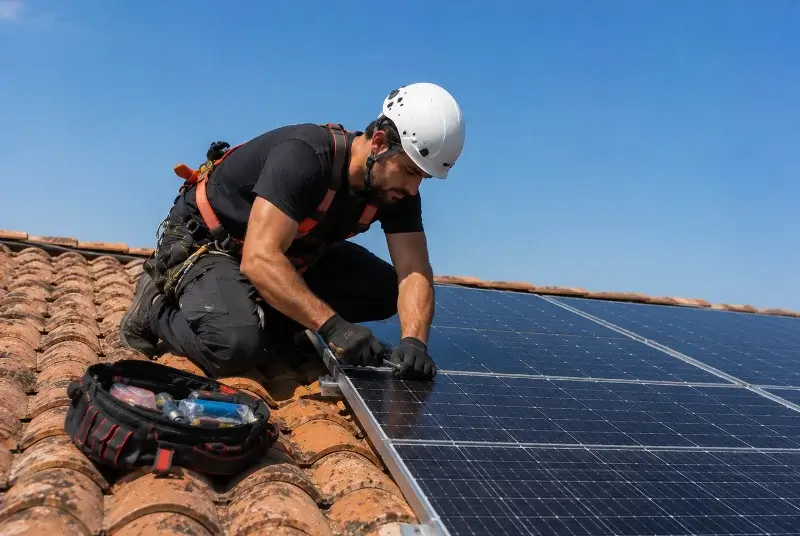 Maintenance et monitoring de panneaux solaires à Padiès